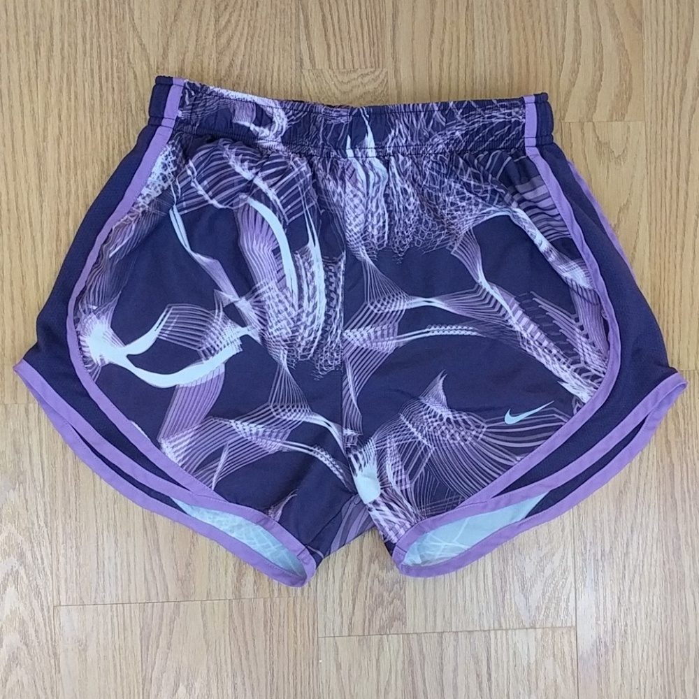 Nike Purple Graphic Running Shorts Liner Gem
